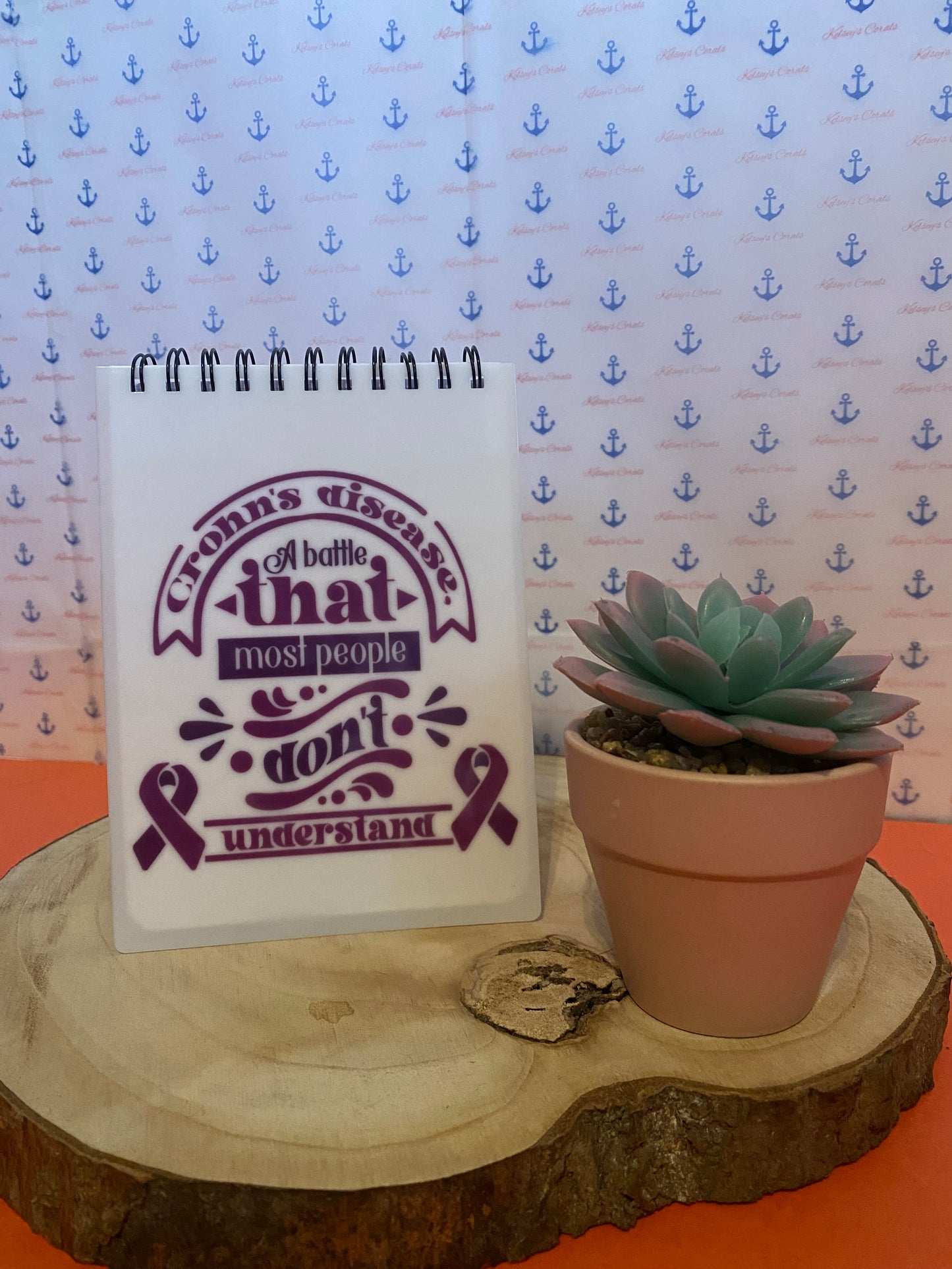 A6 Crohn’s Awareness Notebook