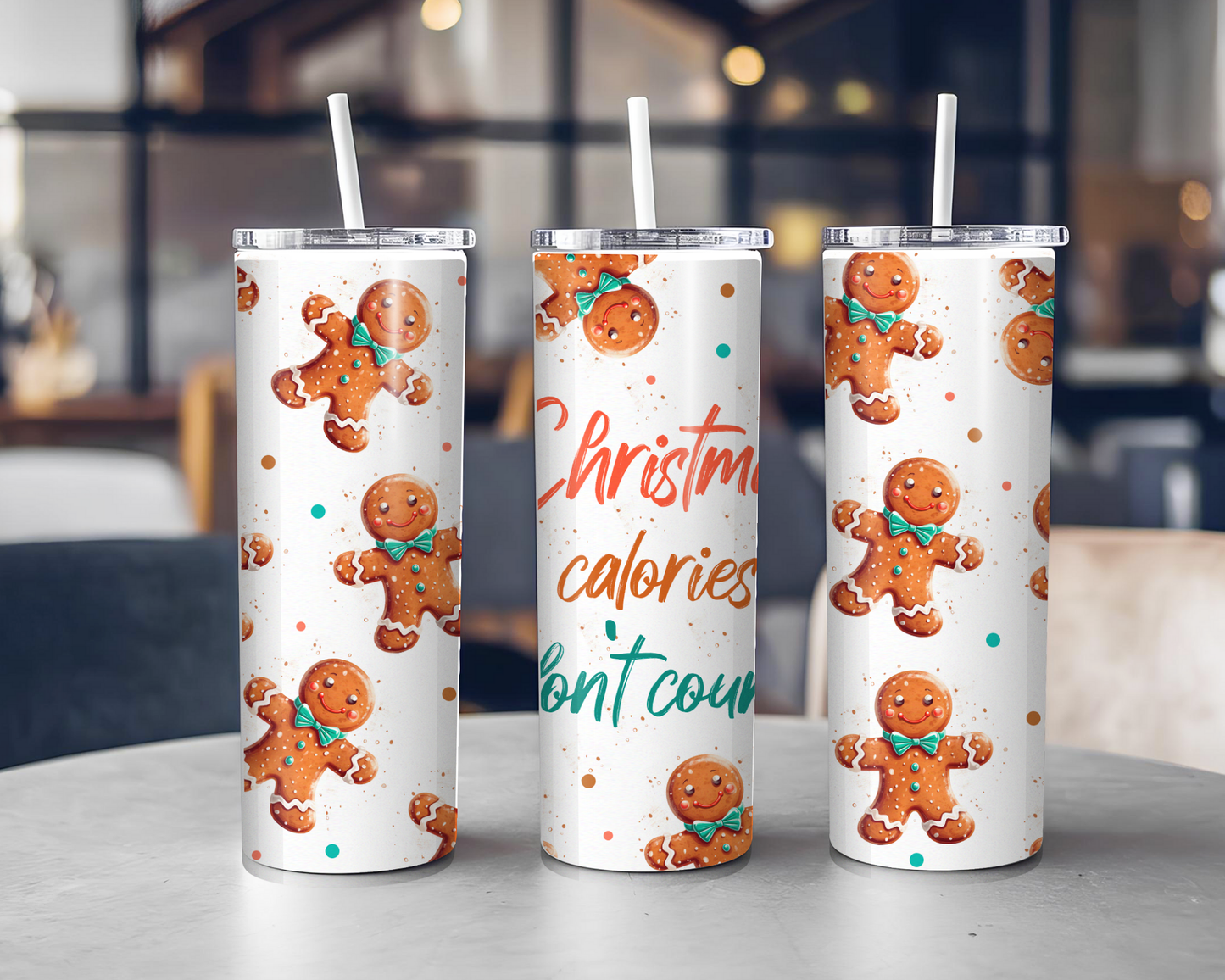 Christmas Calories don't Count Tumbler