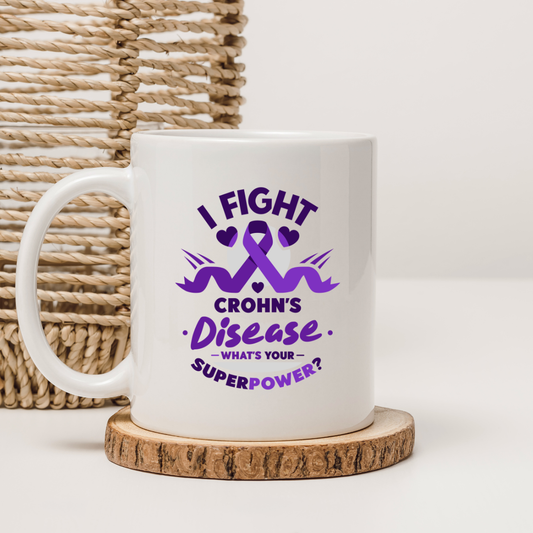 I Fight Crohn's Disease Whats your Superpower Mug