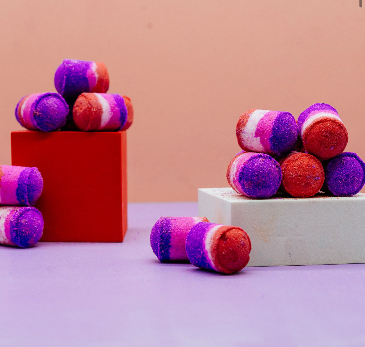 Raspberry Creme Mini Bath Bombs