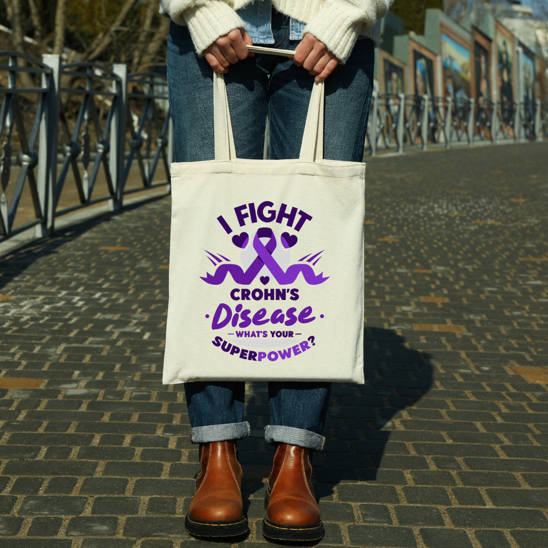 Crohn's Awareness Tote Bag