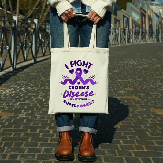 Crohn's Awareness Tote Bag