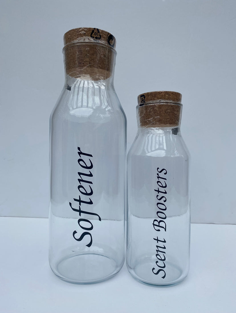 Glass Bottle with Cork lid